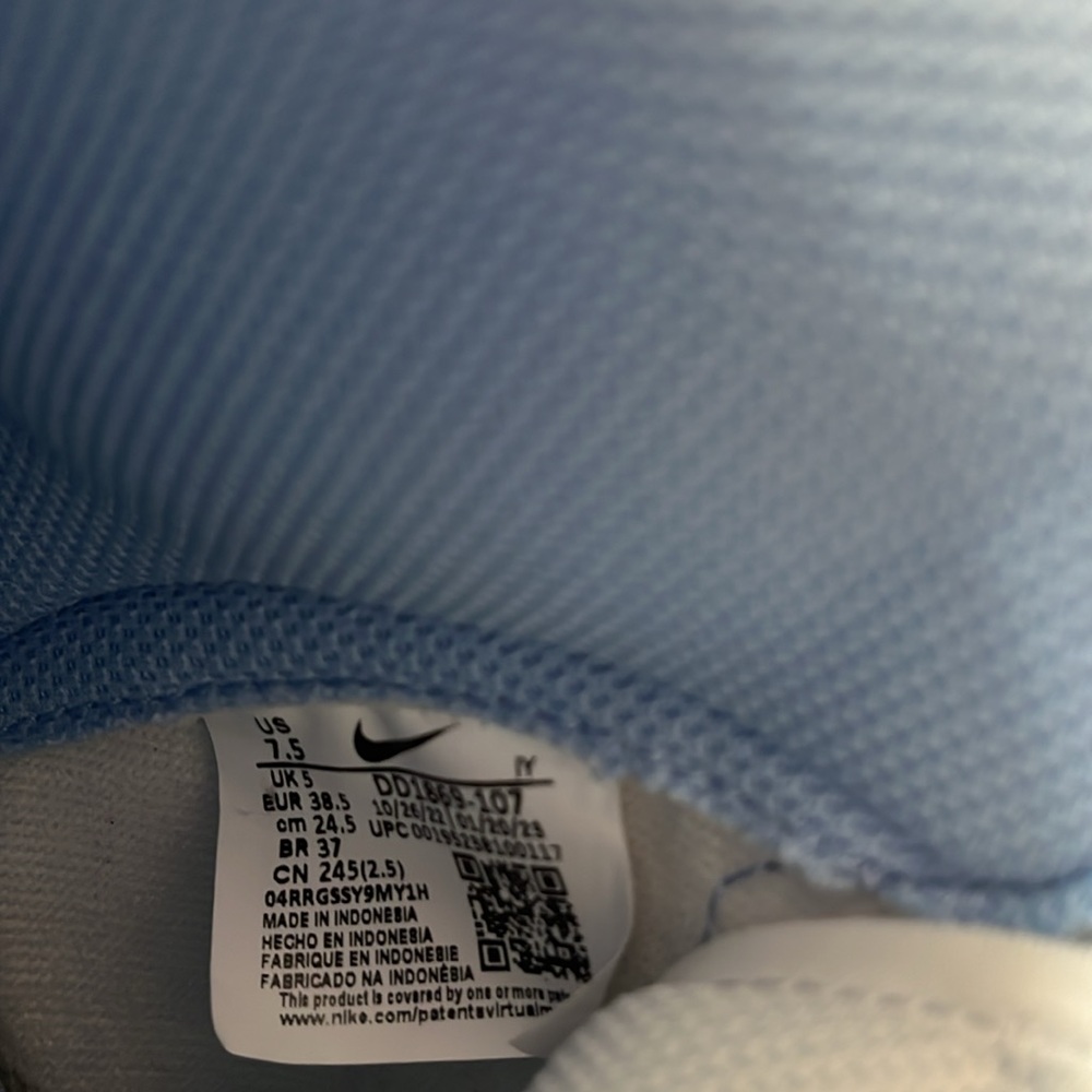 Nike Dunk High – Aluminum Blue – Size 7.5 - Picture 8 of 12